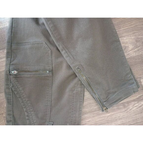 Knox Rose dark brown, mid rise, stretch cargo, pants, jeggings .Size 12 - Picture 4 of 10
